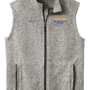 NYIT PA Studies Fleece Sweater Vest (OPTIONAL NAME EMBROIDERY)