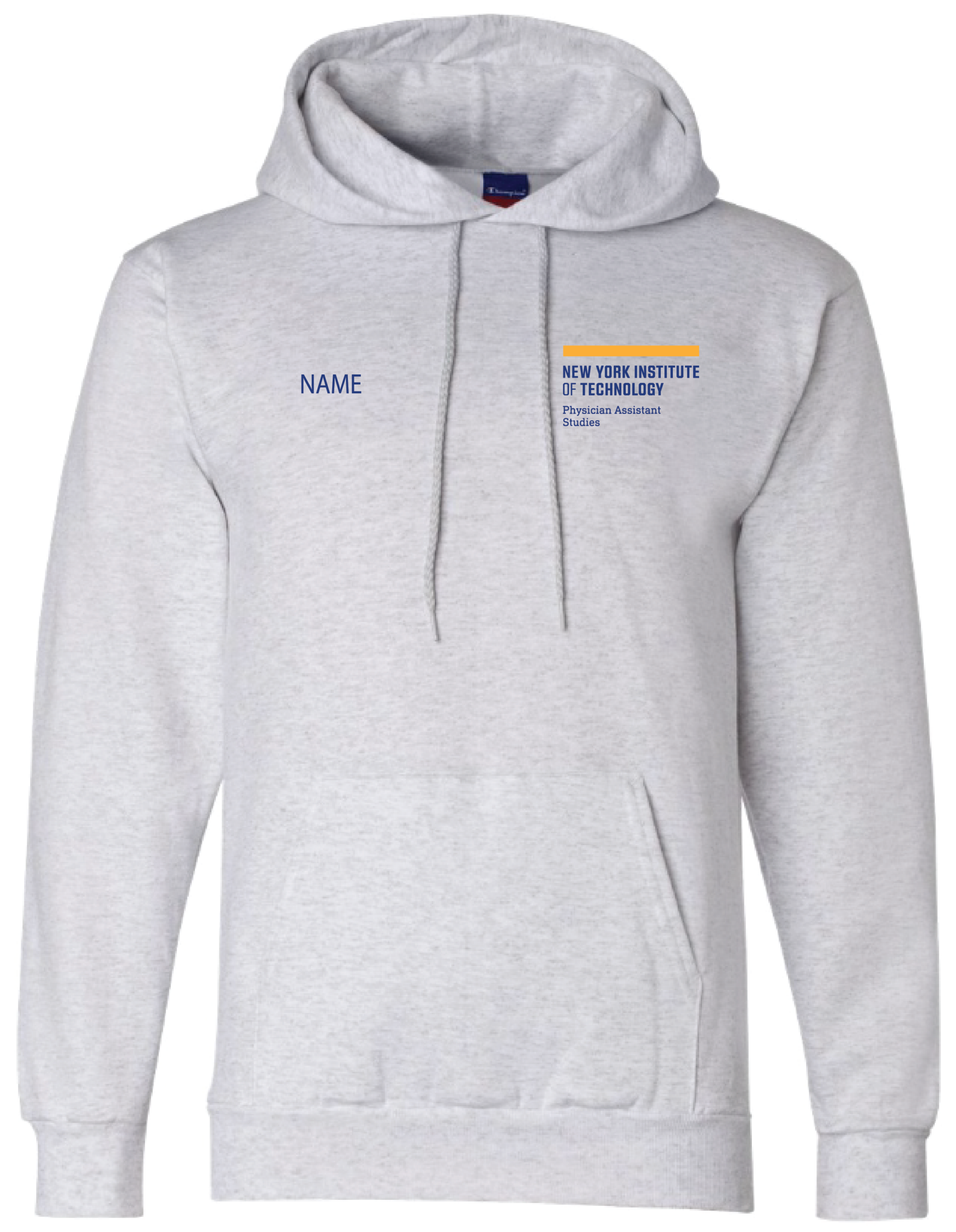 NYIT PA Studies Champion Hoodie (OPTIONAL CUSTOM NAME) - Image 2