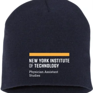NYIT PA Studies Knit Beanie (Heather Grey or Navy)