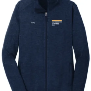 NYIT PA Studies Unisex Full Zip Sweater Fleece Jacket (Optional Custom Name)