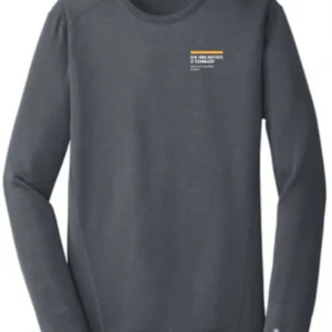 NYIT PA Studies Unisex OGIO Long Sleeve Pulse Tee (Gear Grey)