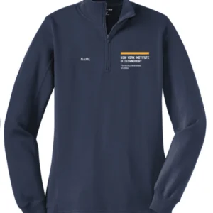 NYIT PA Studies Women's 1/4 Zip Fleece Sweatshirt (Navy or Vintage Heather)