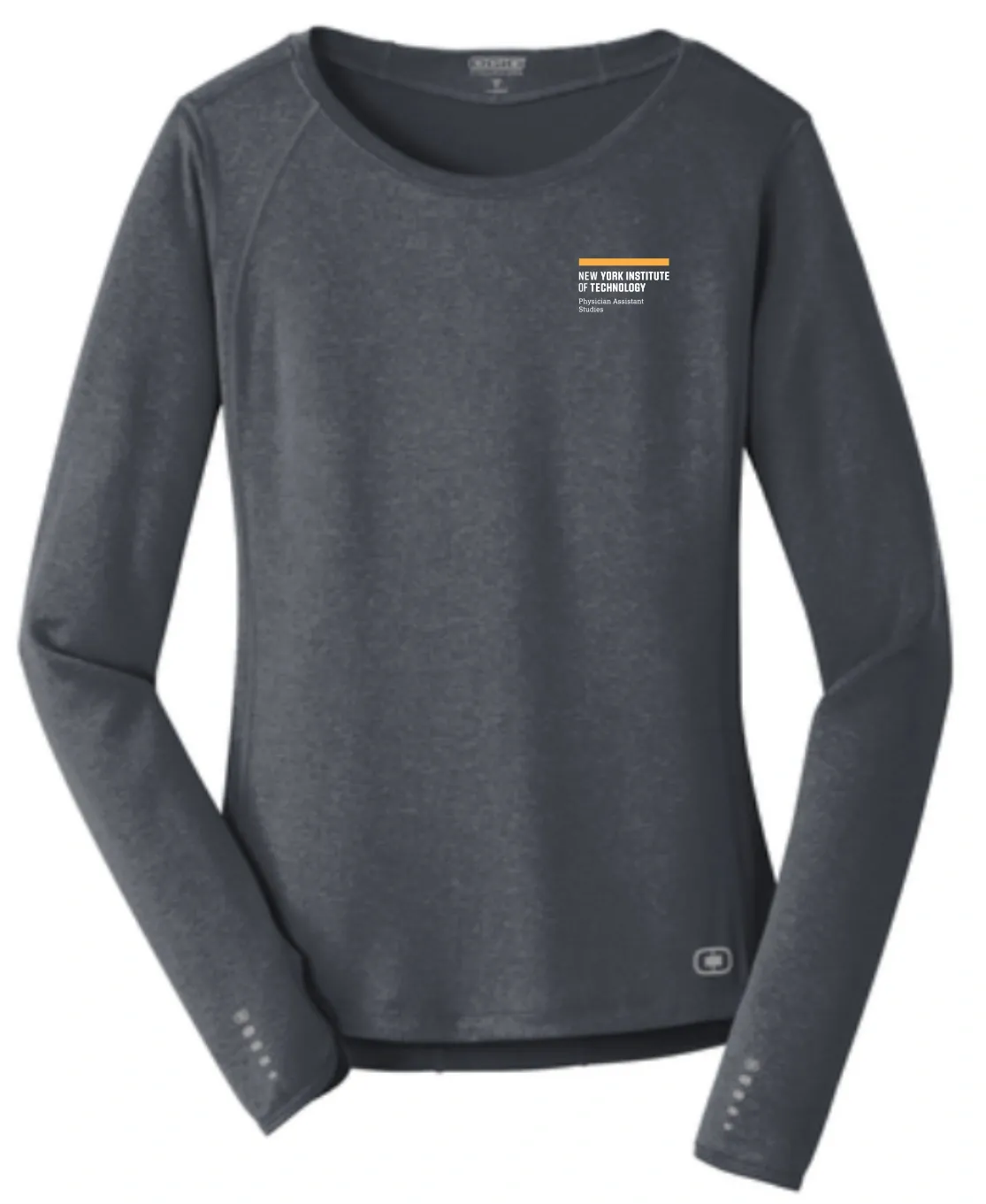 NYIT PA Studies Women's OGIO Long Sleeve Pulse Crew (Gear Grey)